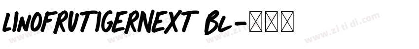 LinoFrutigerNext Bl字体转换